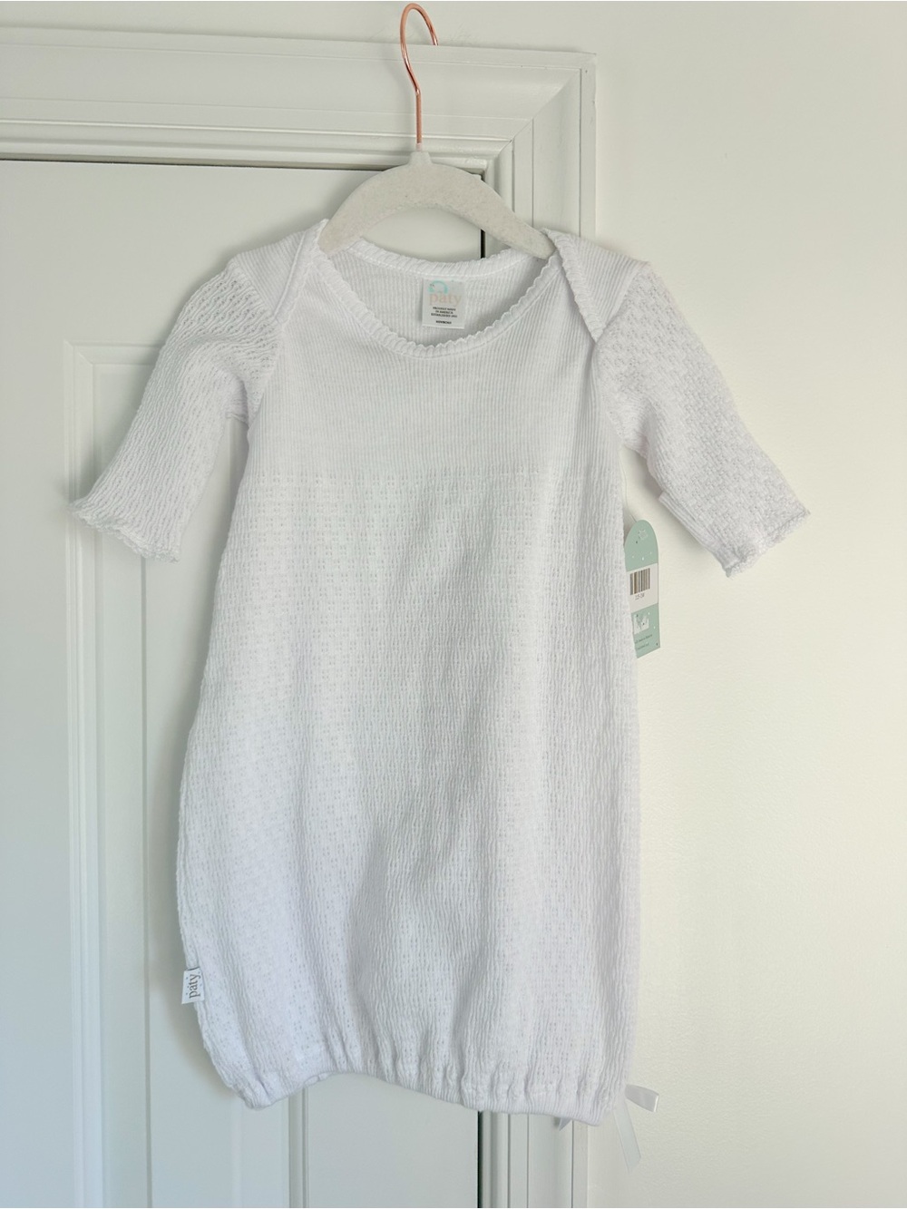 PATY white gown NB NWT
